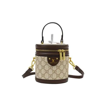 Boniu PU Handbag Small Size Women's Coffee/Ecru