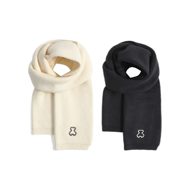 FREE RABBITⅡ Plush Yarn Scarf Unisex-7