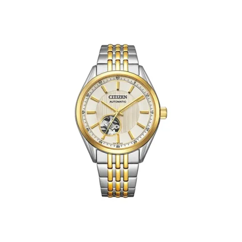 CITIZEN Automatic/Manual Mechanical Movement Stainless Steel Strap Watch Men's Watches White Dial NH911499P