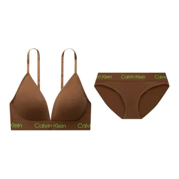 CK/Calvin Klein Modern Gravity Band Underwear Set Women's Coffee Brown