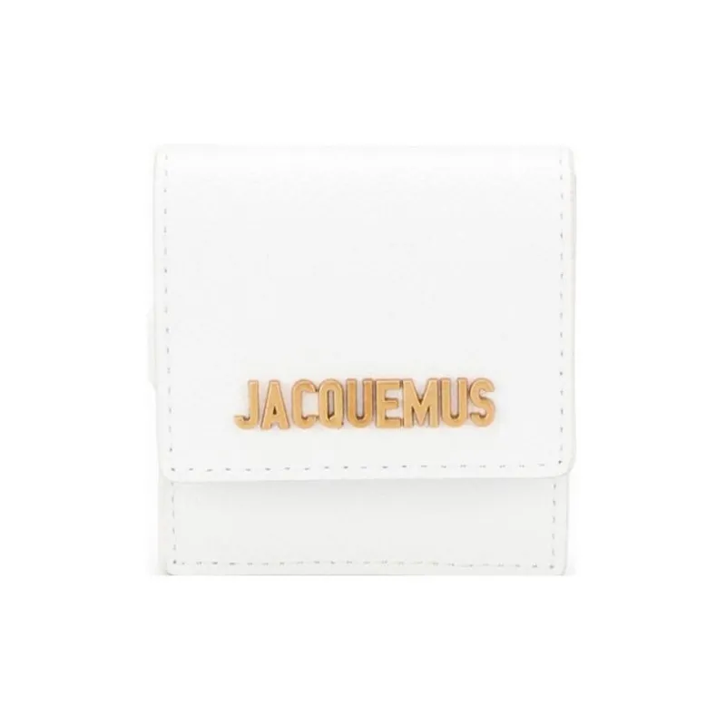 Jacquemus Leather Wrist Bag Mini Women's White-0
