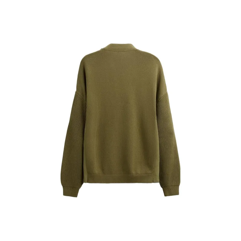 ZARA Sweaters Men Olive Green-1