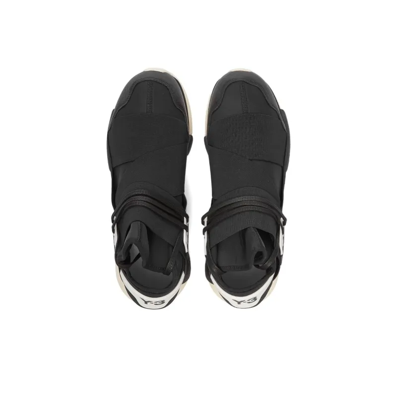 Adidas Y 3 Qasa High Black White-2