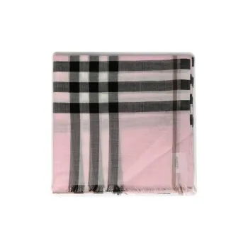 Burberry Knit Scarves Women's Pink/Black
