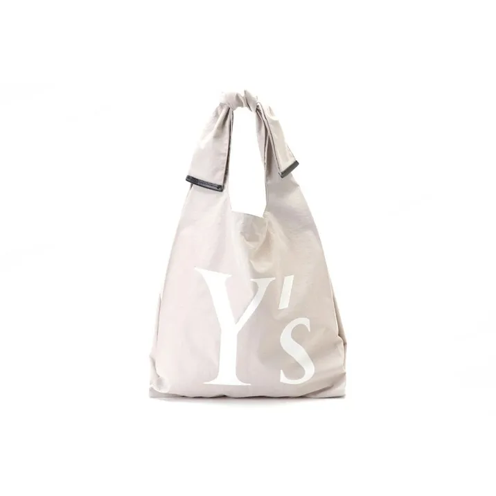 Yohji Yamamoto Cotton, Polyester Handbag Regular Women's Beige-0