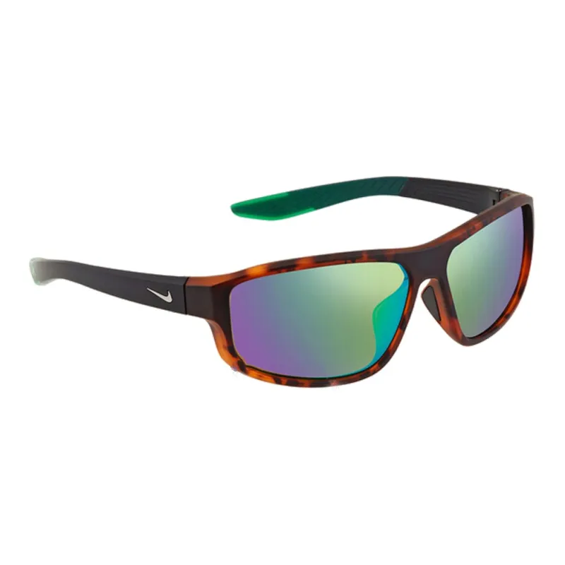 Nike Plastic Rectangular Sunglasses Men's Tortoiseshell-1