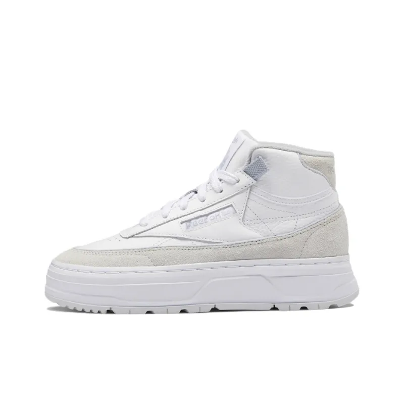 Reebok Women's Club C Geo Mid 'White Cold Grey' Women's-0