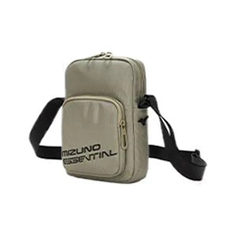 Mizuno Fabric Crossbody Bag Shoulder Bag Unisex Light Khaki-1