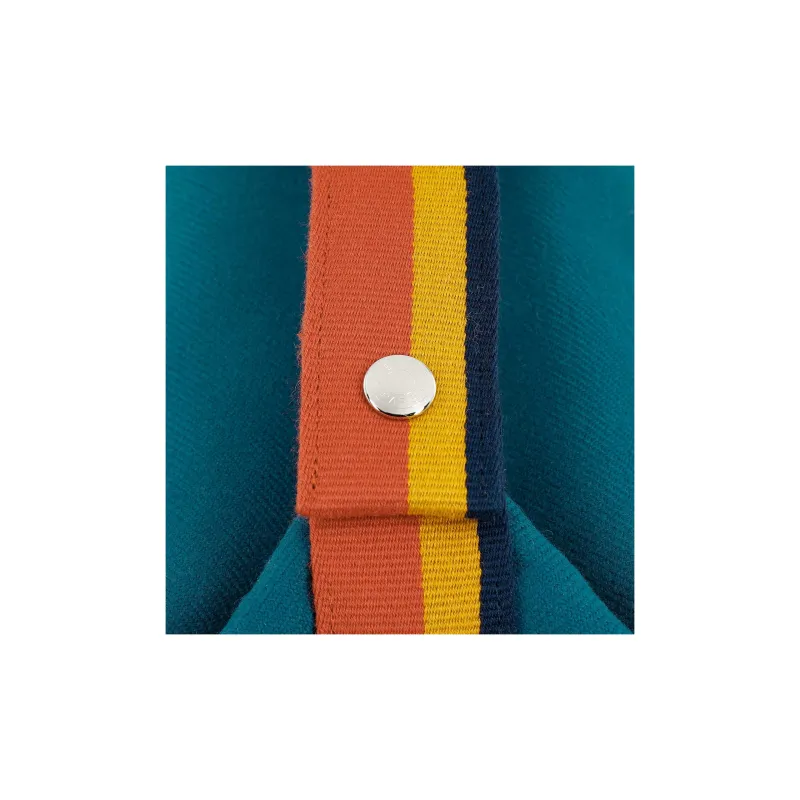 HERMES Bride-a-Brac Fabric Surface Travel Storage Bag Handbag Toiletry Bag Small Size Unisex Blue-7