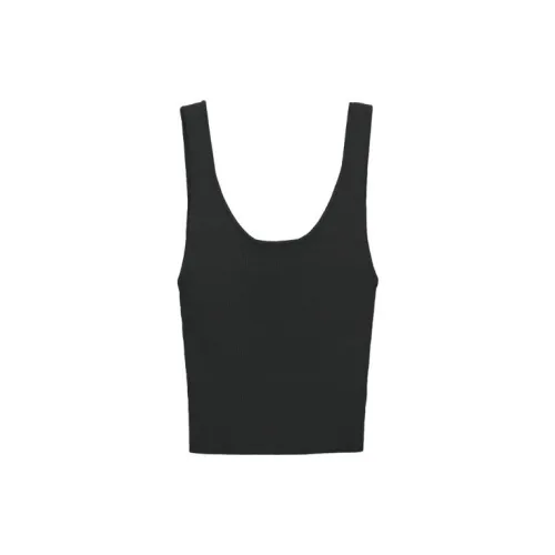 ZARA Tank Tops Women's Black