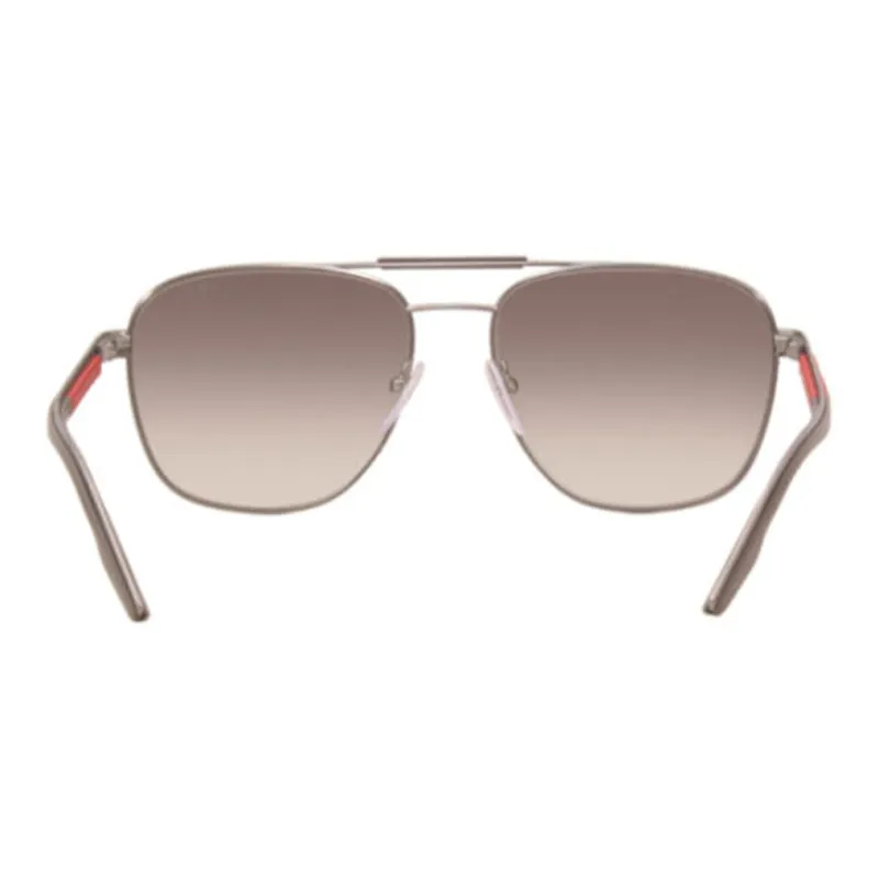 PRADA Metal Aviator Sunglasses Men's Brown-2