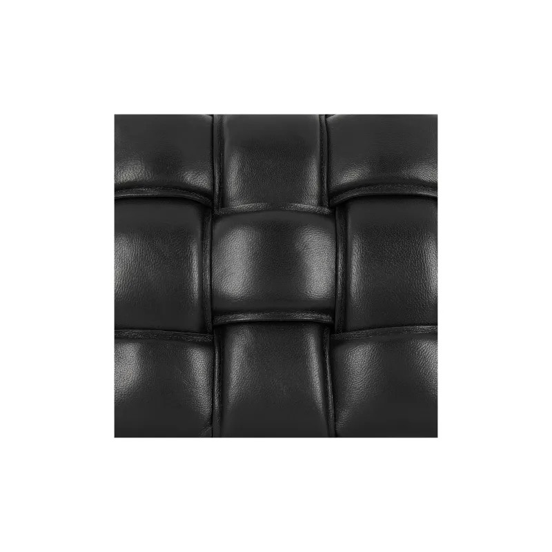 Bottega Veneta Chain Cassette Gold tone Crossbody Bag Black-7