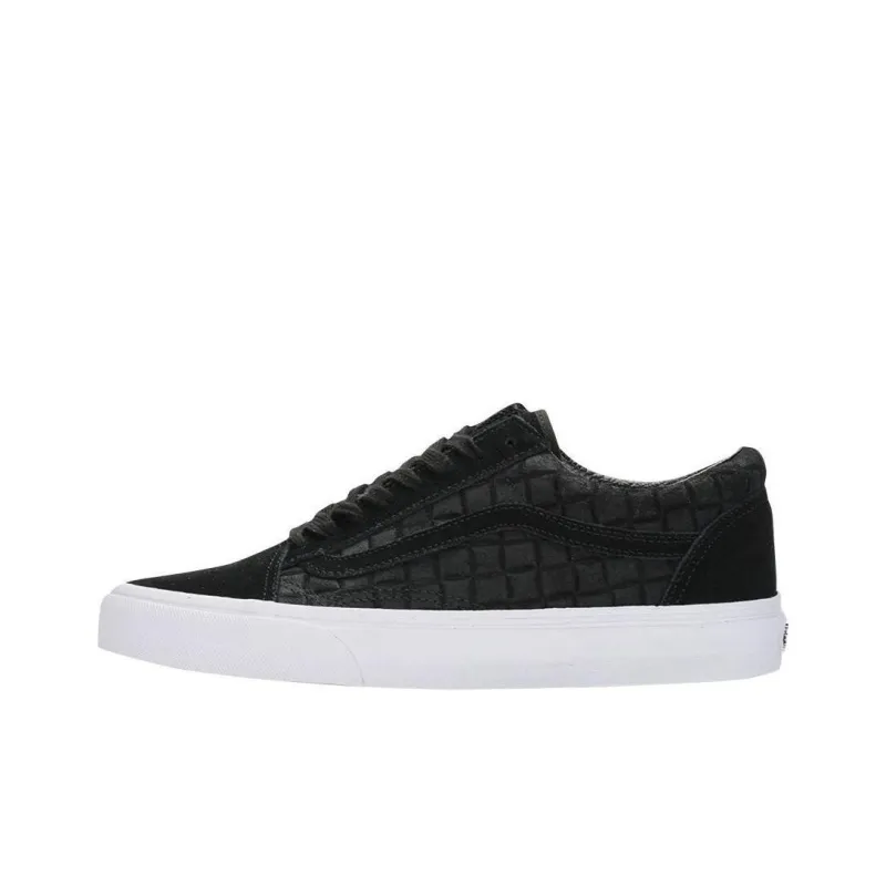 Vans Old Skool Suede Checkers 'Black White'-0