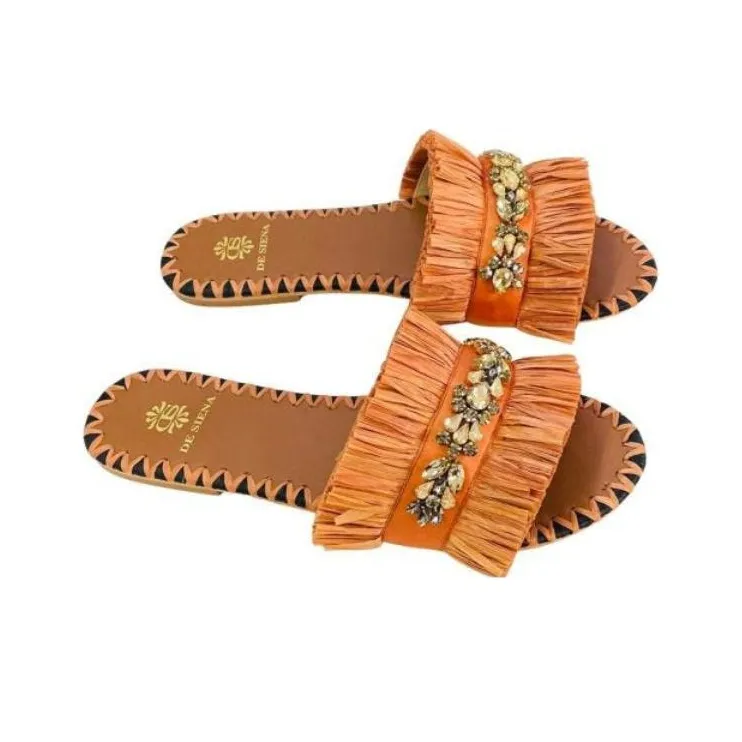 De Siena Slide Slippers Women's Orange-2