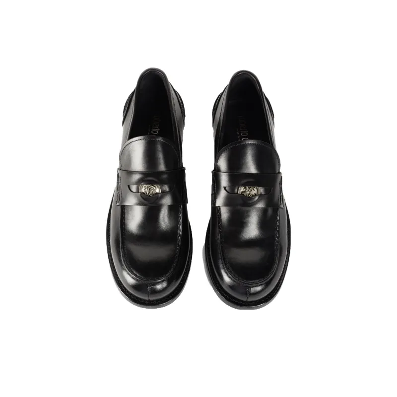 Roberto Cavalli Loafers Men's Black-4