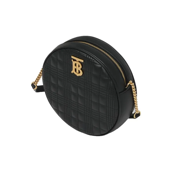 Burberry Louise Lambskin Round Cake Bag Shoulder Bag Crossbody Bag Regular Women's Black-3