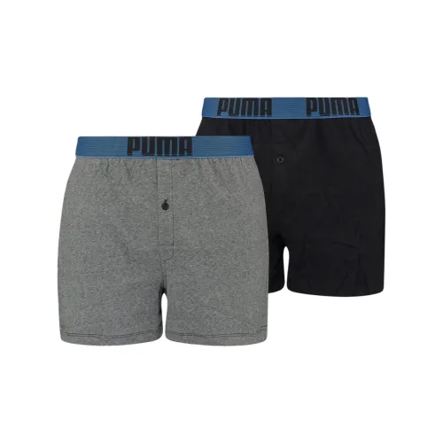 PUMA Lot De 2 Boxers Amples En Jersey Homme Underpants Men's 2 Pack
