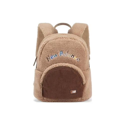 New Balance Polyester Backpack Regular Women's Light Brown