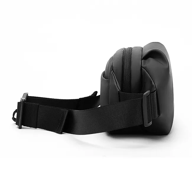 Explorers Fabric Sling Bag Fanny Pack Regular Unisex Black/Gray-2