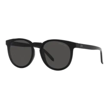 MICHAEL KORS Injection Molding Round Sunglasses Men's Black
