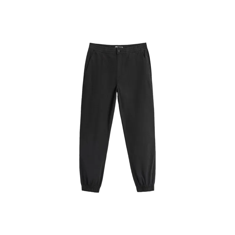 ZARA Casual Pants Men Black-1