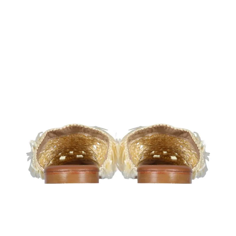 De Siena Wrap toe Slippers Women's White-3