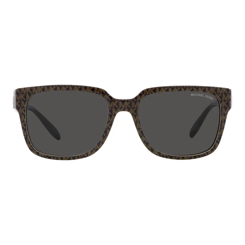 MICHAEL KORS Acetate Square Sunglasses Men's Brown-1