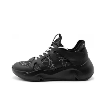 Ecco Tide Fun Cushioning Slip Resistant Mid Top Chunky Sneakers Women's Black