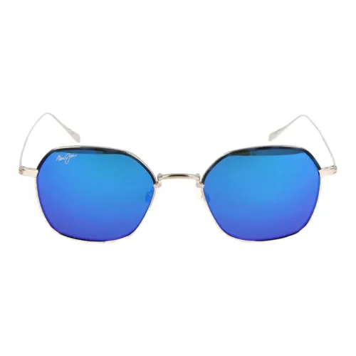Silber Jim Titanium Irregular Shape sunglasses EYEWEAR Unisex Silver
