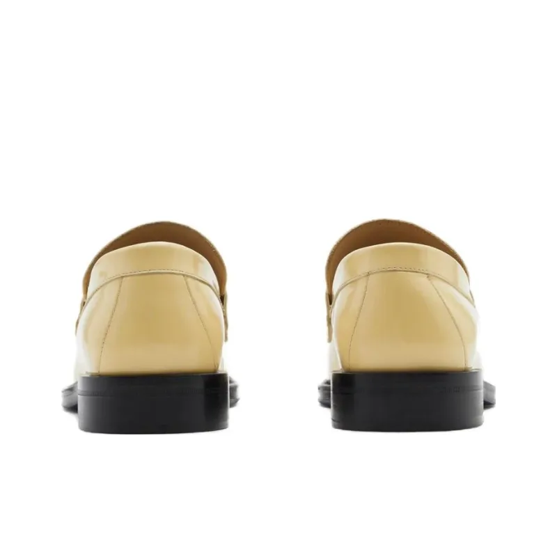 Burberry Barbed Leather Loafers-3
