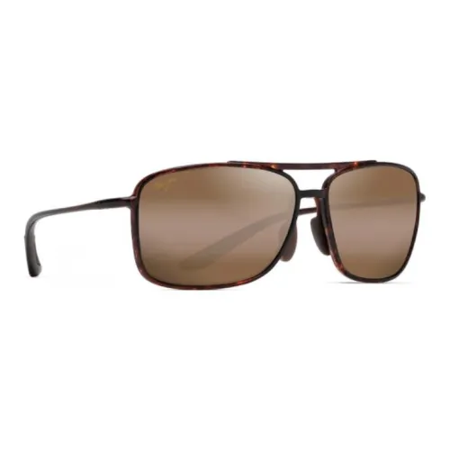 Maui Jim Injection Molded Nylon Irregular Shape Sunglasses Mens Black