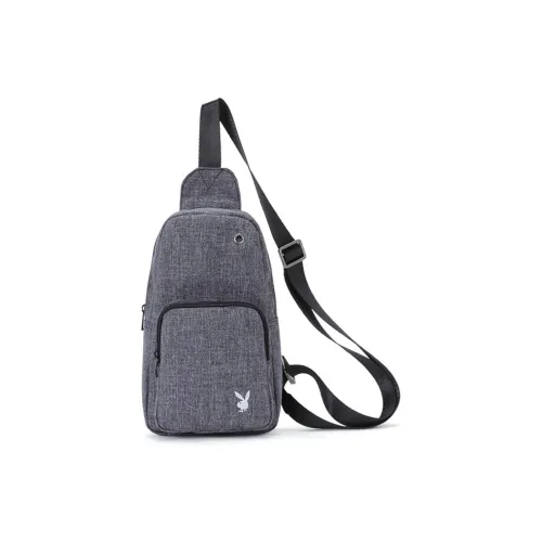 Playboy Cotton-Linen Blend Sling Bag Men's