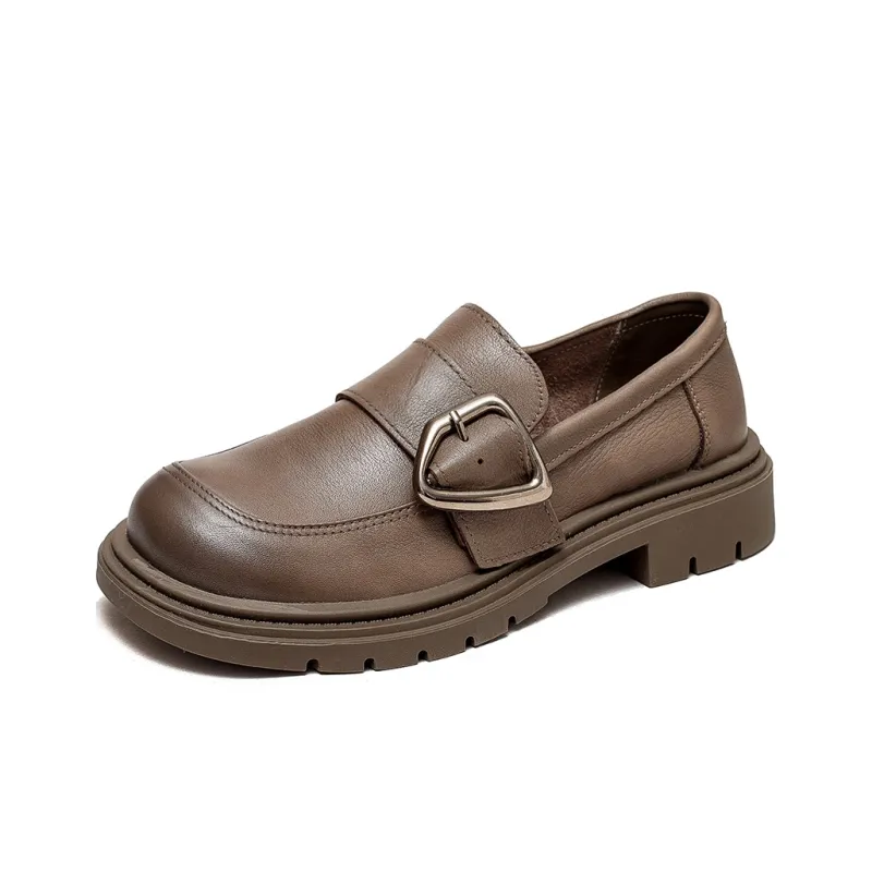 MATA Loafers Women's Low Top Khaki/Brown/Black-1