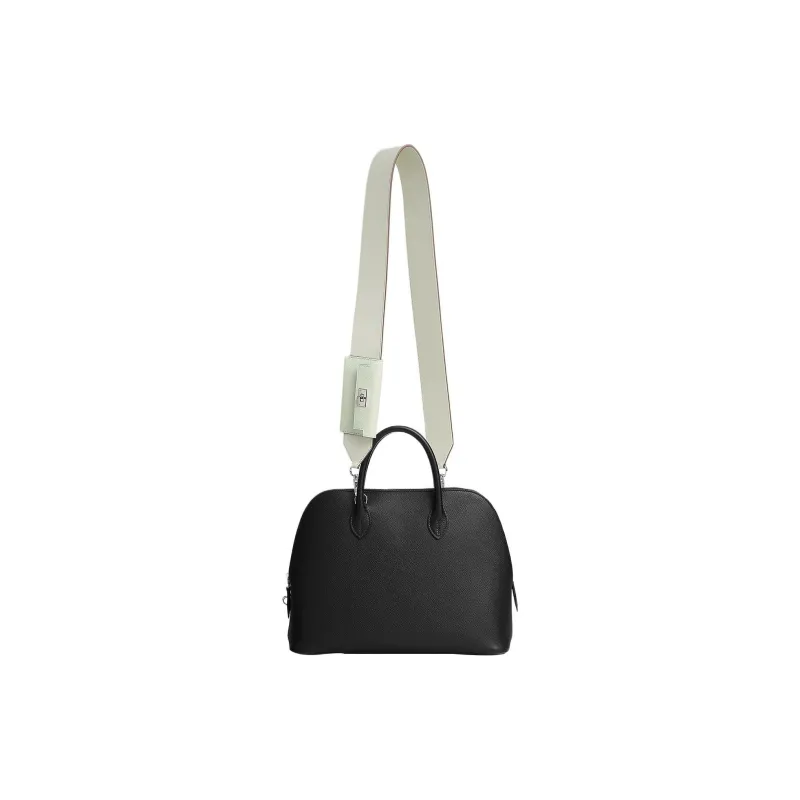 HERMES Kelly Pocket Swift Padded Epsom Leather Shoulder Strap Bag Straps Women's Mushroom Bag In Light Green-1