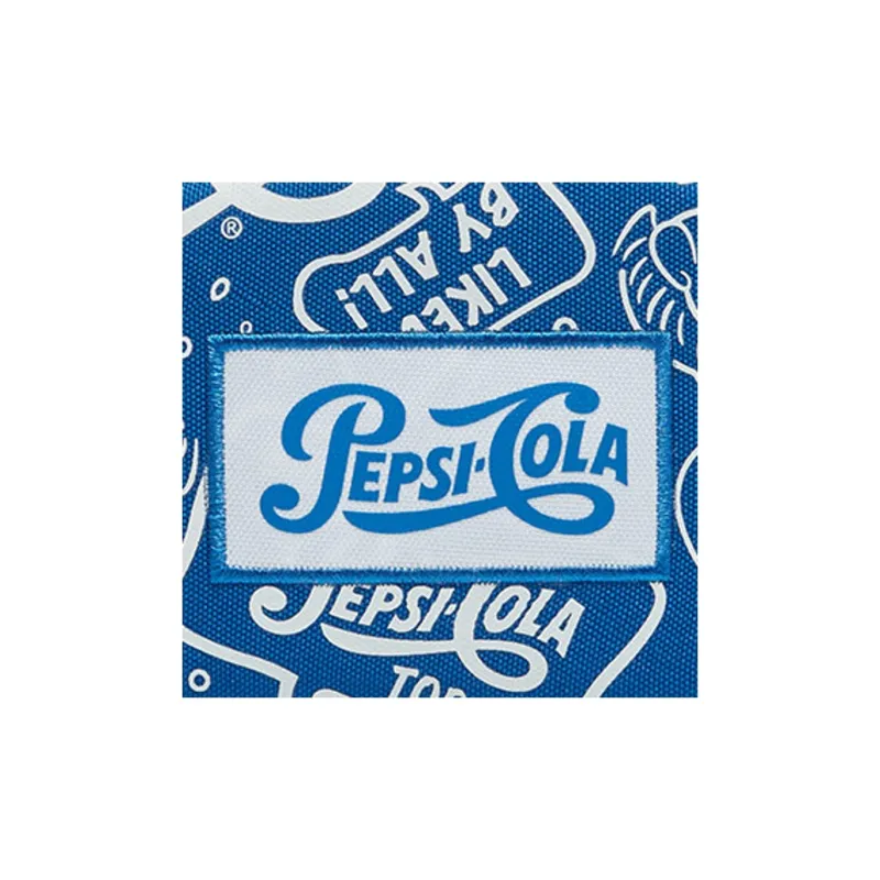 Pepsi Leather Shoulder Bag Regular Unisex Blue-4