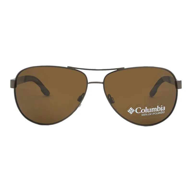 Columbia Metal Aviator Sunglasses Men's Brown-1