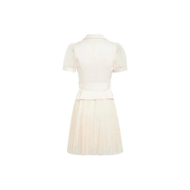 AUI Short Sleeved Dresses Women's Apricot-1