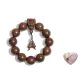 Golden Sandalwood Beaded Bracelet[Auspicious Dragon Exhalation Bead]+Heartfelt Box