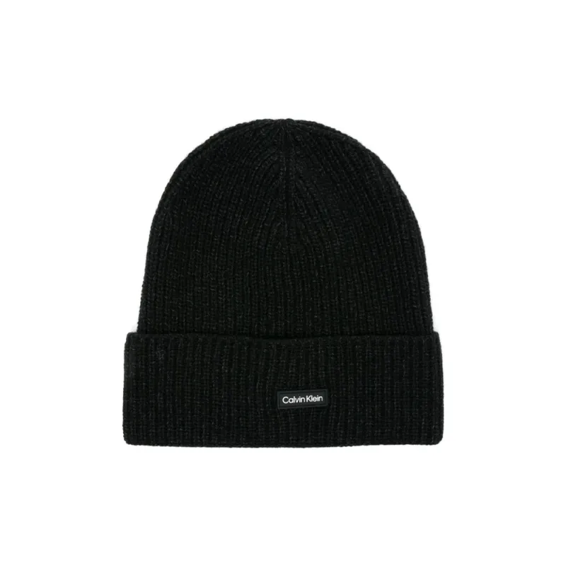 Calvin Klein Daddy Logo patch Beanie-0