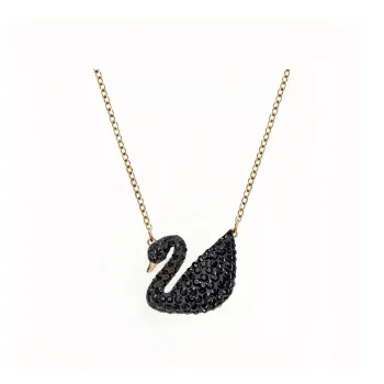 Swarovski Faux Crystal Stone Necklaces Women's Black