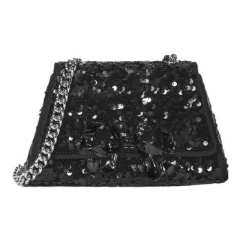 Self portrait Mini Bow Sequin embellished Bag