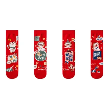 MIIOW Mid-Calf Socks Women's 4 Pack