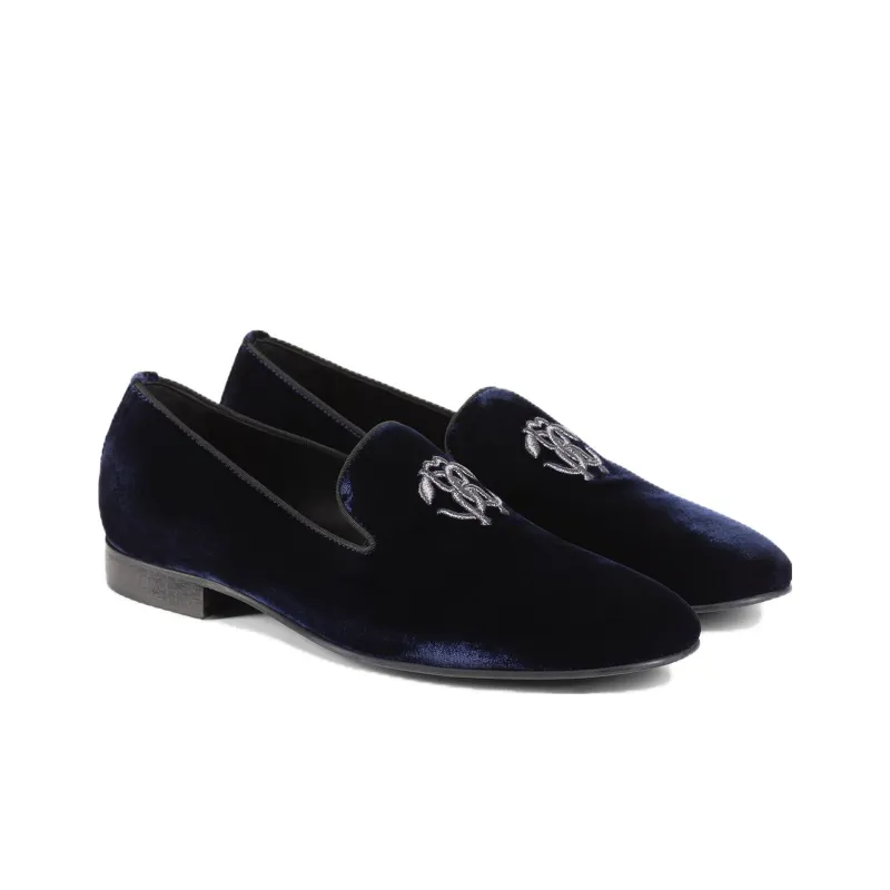 Roberto Cavalli Loafers Men's Blue-2