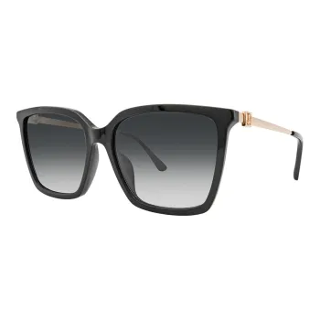 Jimmy Choo Plastic Square Sunglasses Women's Black