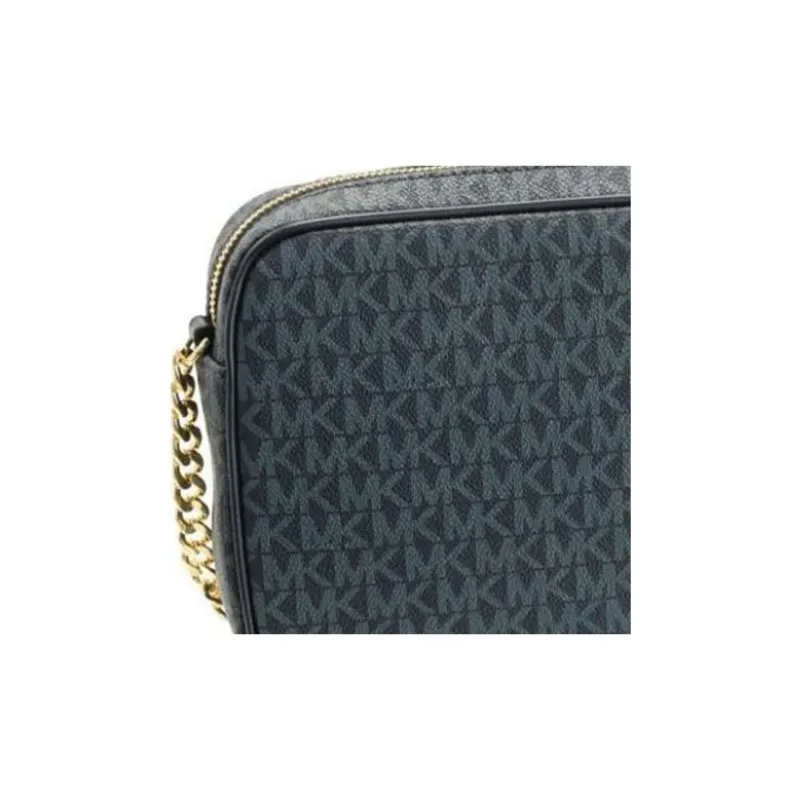 MICHAEL KORS Coated Canvas Shoulder Bag, Crossbody Bag Women's Blue-3