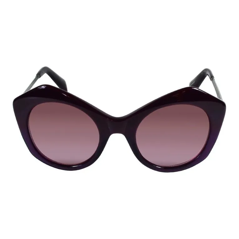 Yohji Yamamoto Irregular Shape Sunglasses Women's Black-1