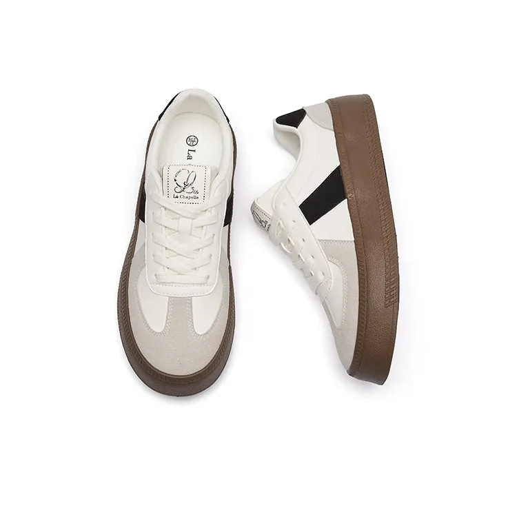 La Chapelle Wear resistant And Lightweight Low Top Skateboard Shoes Women's-2