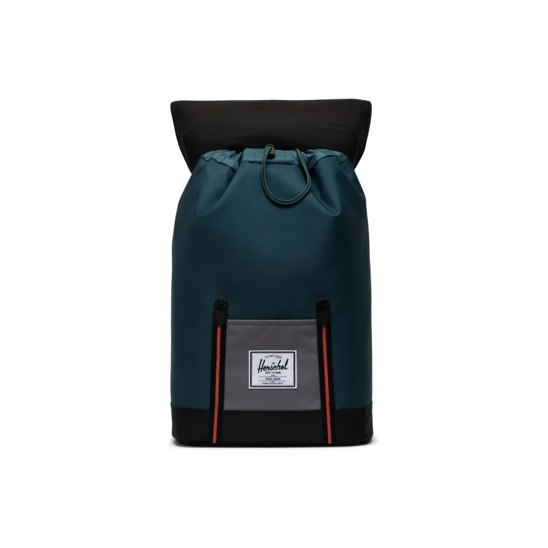 Herschel Polyester Backpack Large Size Unisex Deep Forest Green-1