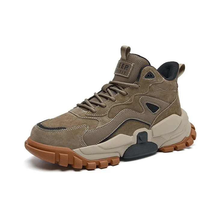 JEEP SPIRIT High-Top Outdoor Shoes Men's Dark Forest Green-2