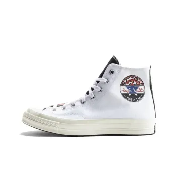 Converse Chuck 70 Hi Logo Play White University Red
